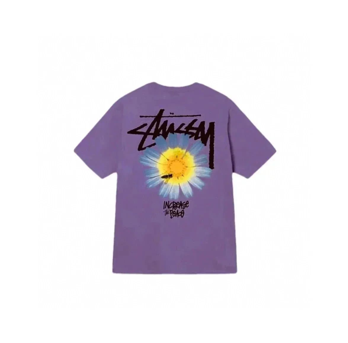 Stüssy Graphic Tee S Logo Script — 106紫色