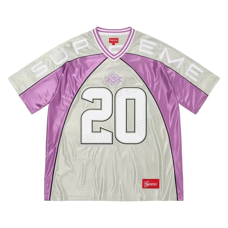 Supreme × BAPE Basketball Jersey Satin Panelled