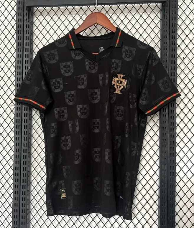 Puma Portugal National Team Shirt All-Over Crest Print