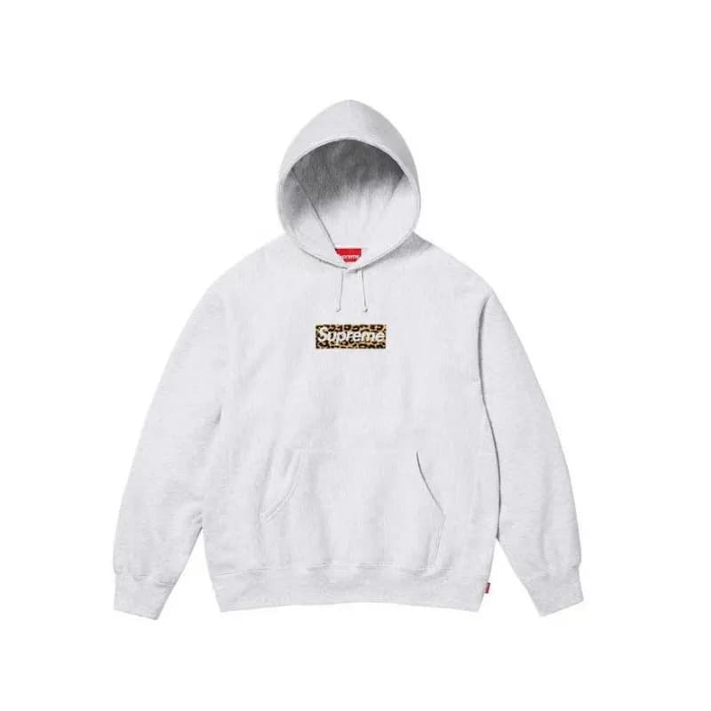 Crewneck Sweatshirt Supreme Box Logo — E570 灰色