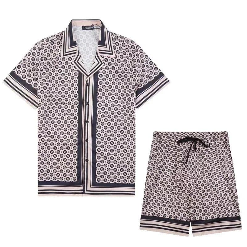 Amiri Camp Shirt Diamond Star Print — 37
