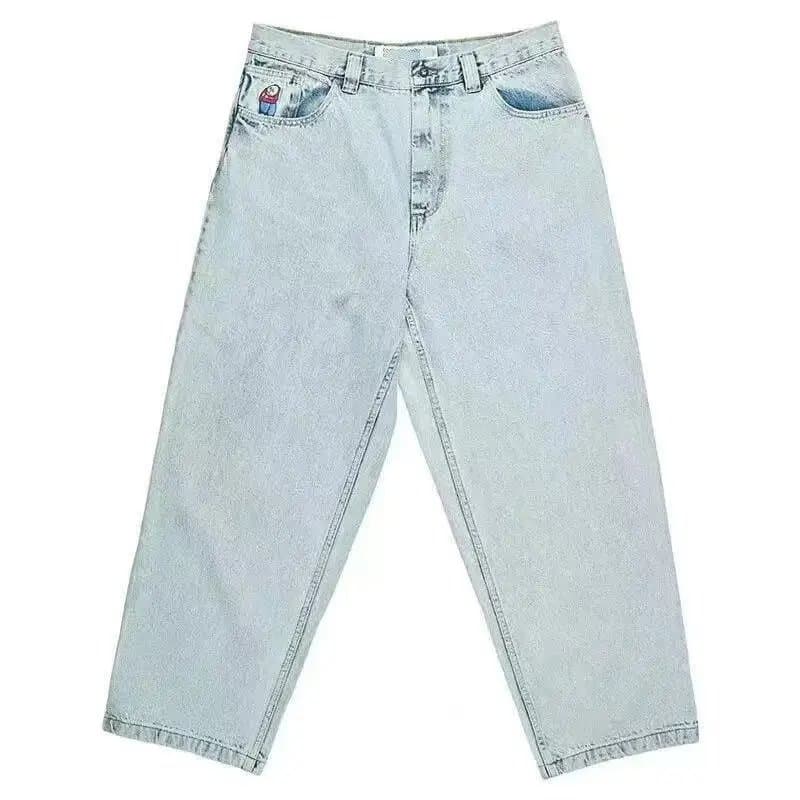 Supreme Low Rise Baggy Jeans Embroidered — 19