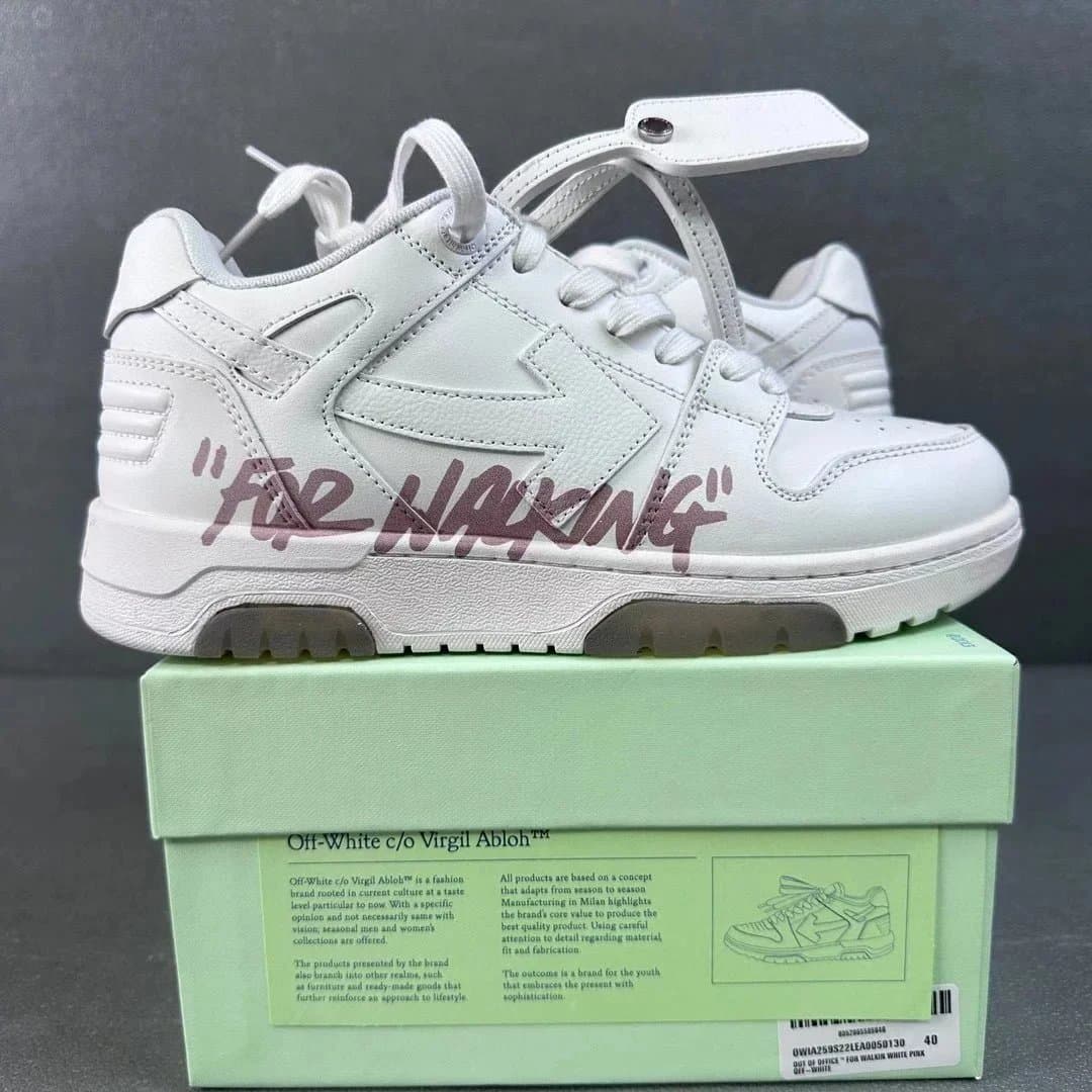 Off-White Diagonal Arrow Sneaker White Pink — 白粉 50130