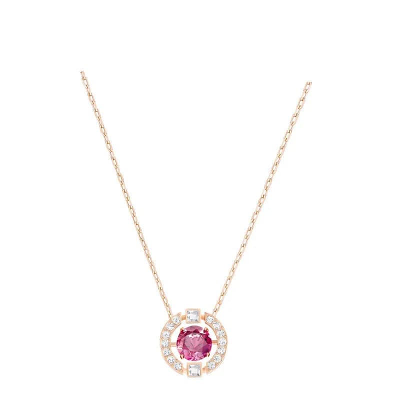 Tiffany & Co. Tiffany T Diamond Necklace Pink Sapphire and Diamond