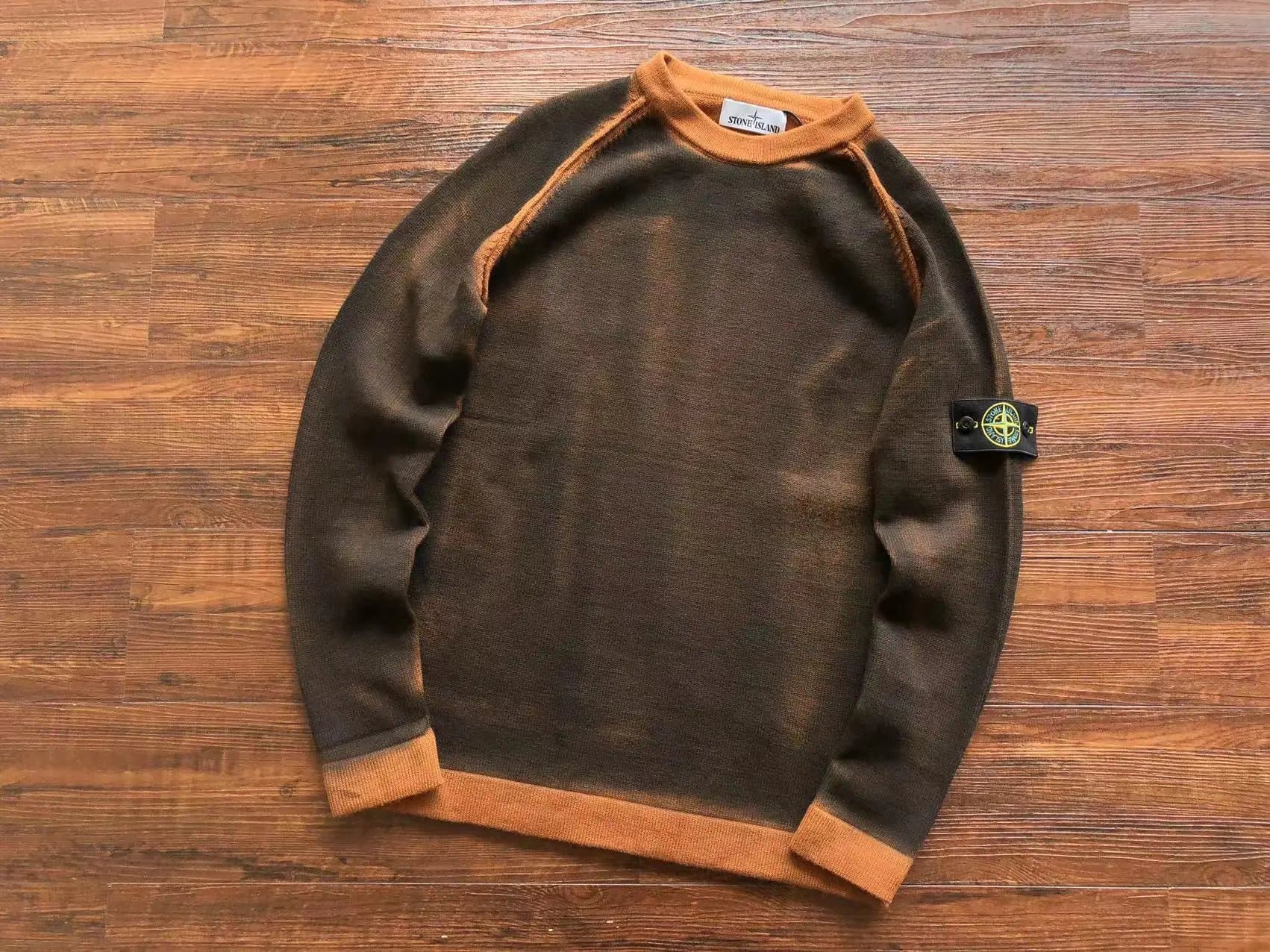 Stone Island Crewneck Sweater Rust — 20