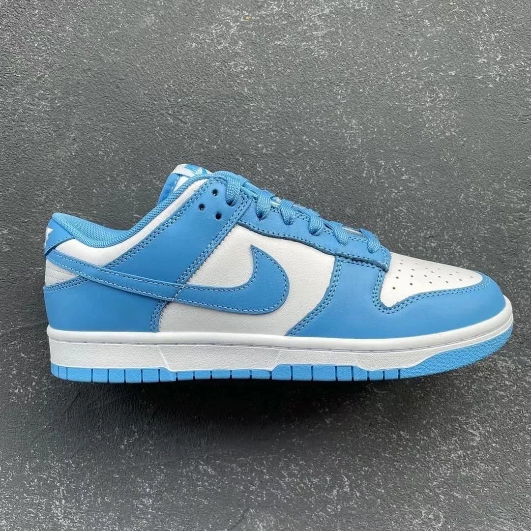Nike Dunk Low Light Smoke Grey — University Blue
