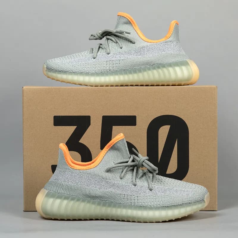 Yeezy Boost 350 V2 Zebra — 灰橙侧透(三条杠)