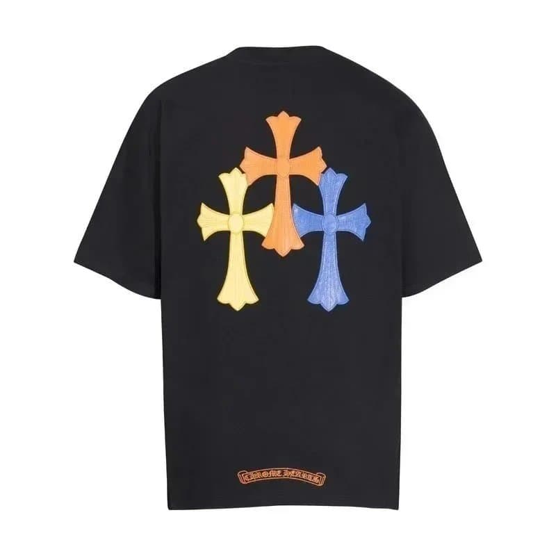 Chrome Hearts Graphic Tee Circle Logo Print — 6092黑色*Top quality