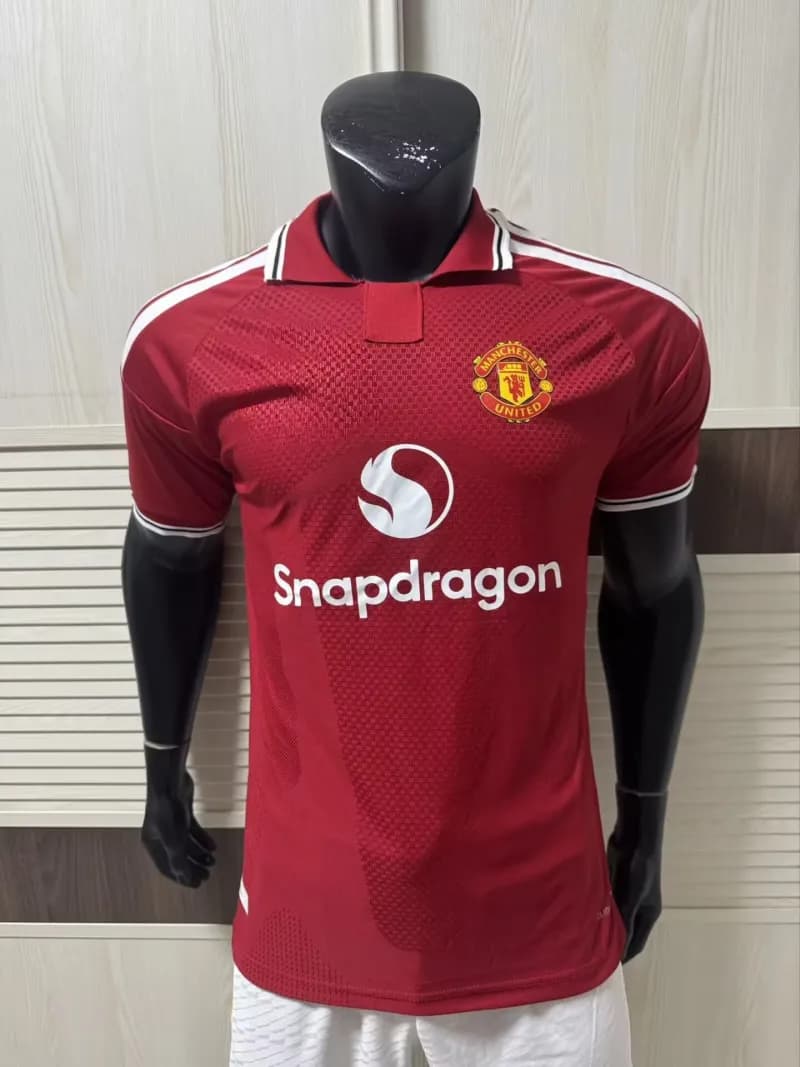 Adidas Manchester United Home Jersey Snapdragon Sponsor