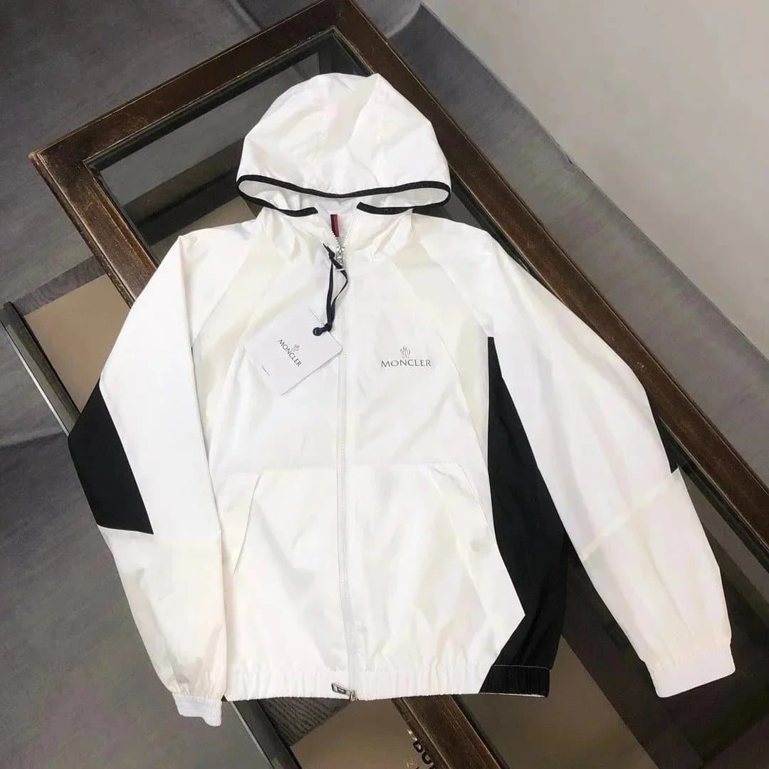Prada Bomber Jacket White Stripe — 37