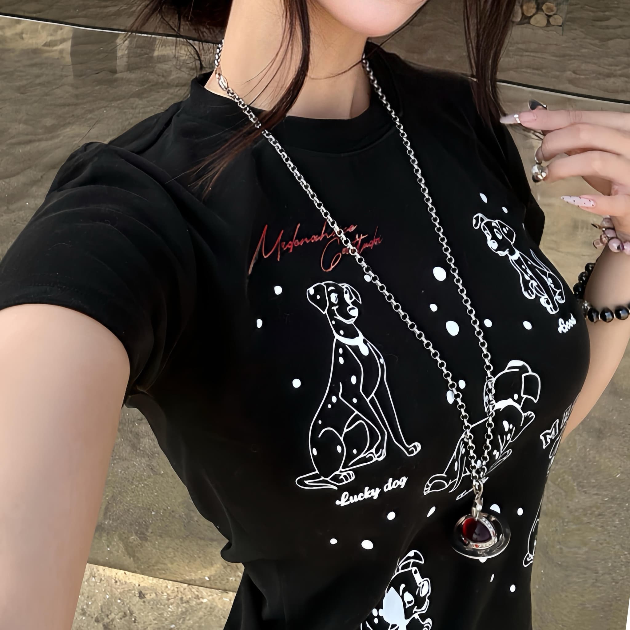 Disney Graphic Tee 101 Dalmatians Lucky Dog