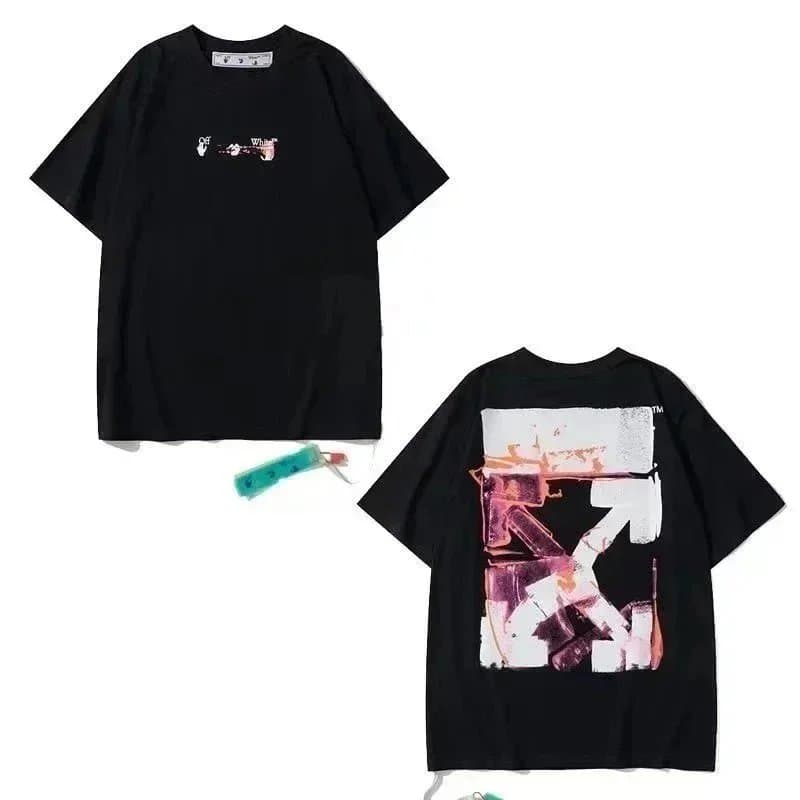 Off-White Arrow Graphic T-Shirt Pink Gradient Arrow — CKDX-002