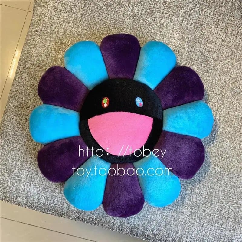 Takashi Murakami Flower Cushion KAWS x Murakami Style