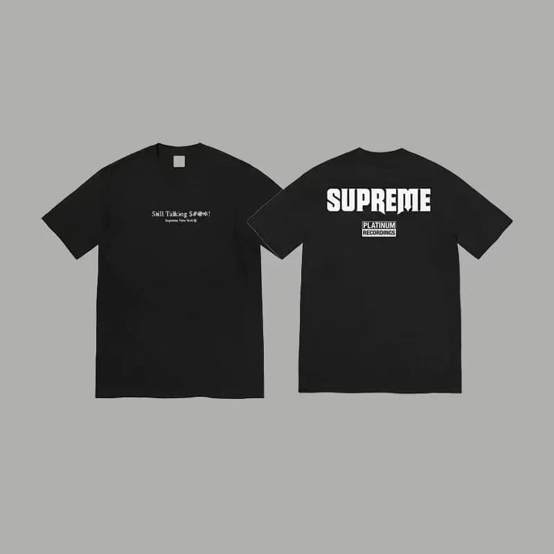 Supreme T-Shirt KAWS Painted Parfum — B311 前后字母 黑色