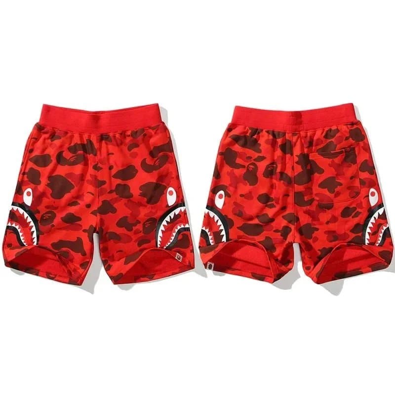 BAPE Shark Camo Shorts ABC Camo Shark — 32