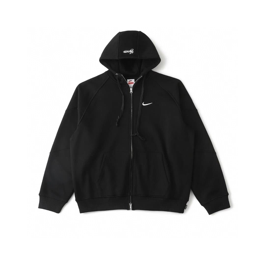 Supreme Nike Swoosh Hooded Sweatshirt Heather Grey — Sup-05-02