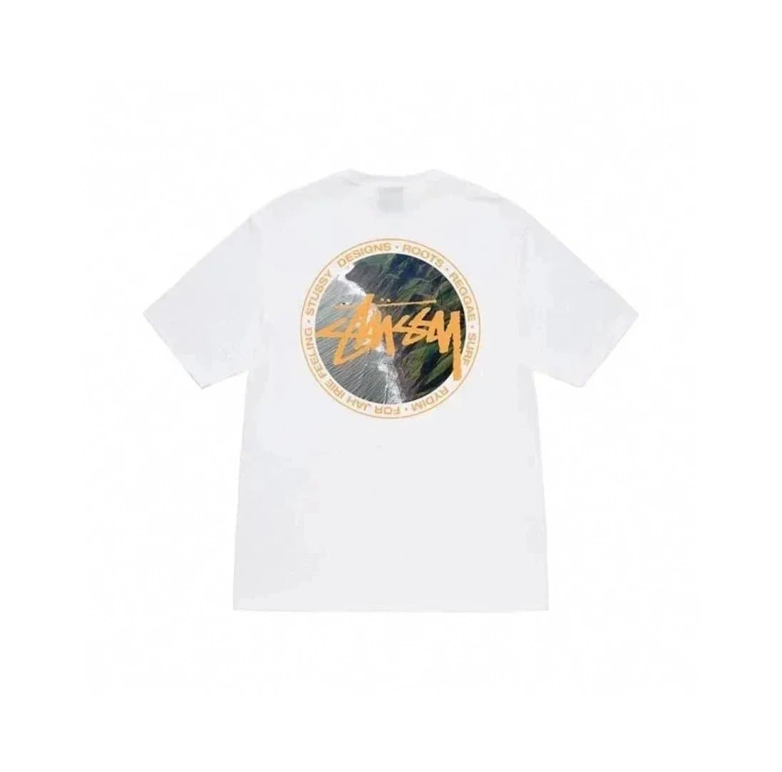 Stüssy Graphic Tee S Logo Script — 107白色