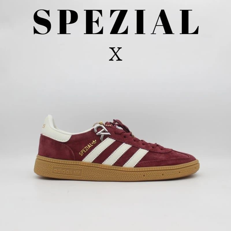 Adidas Samba Crocodile Texture — JI1020 酒红
