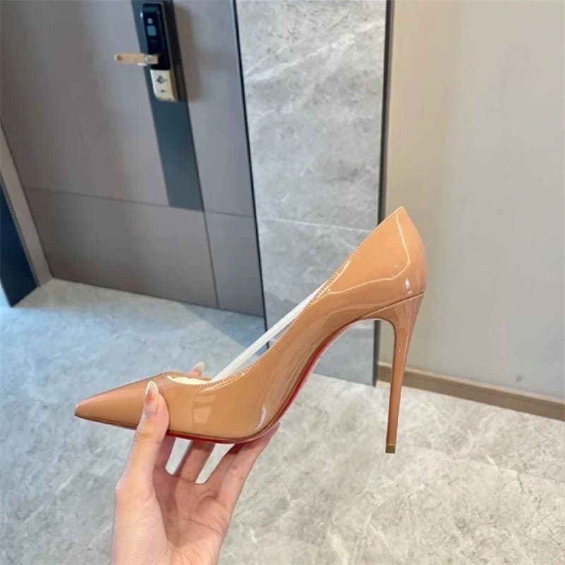 Christian Louboutin Pigalle Follies Nude Patent